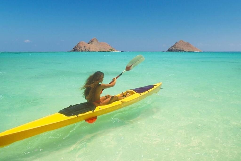 Cute Guest Suite In Kailua With Ac!!! ภายนอก รูปภาพ
